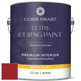 COLOR SMART CS 758 ULTRA CEILING PAINT ультраматовая краска цвет RAL 3002 