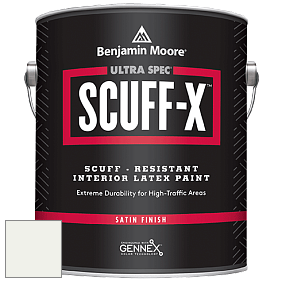 Benjamin Moore 486 Ultra Spec SCUFF-X Interior Satin Finish краска цвет OC-57 White Heron