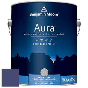 Benjamin Moore Aura 632 Waterborne Exterior Semi-Gloss Finish краска цвет 2068-20 Grape Gum