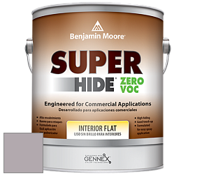 Benjamin Moore 355 Super Hide Zero Voc Interior Flat краска цвет 1446 Dusk to Dawn