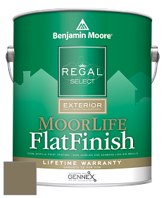 Benjamin Moore W105 Regal Select Exterior Paint-MoorLife Flat Finish краска цвет 511 Pine Grove