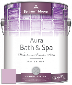 Benjamin Moore Aura 532 Bath & Spa Waterborne Interior Paint Matte Finish краска цвет 1369 Luscious