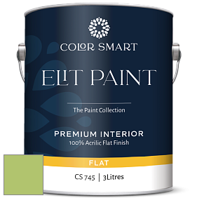 COLOR SMART CS 745 ELIT PAINT глубокоматовая моющаяся краска цвет NCS S 1050-G40Y 