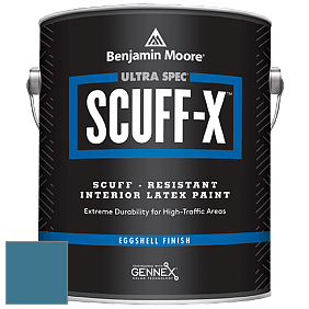 Benjamin Moore 485 Ultra Spec SCUFF-X Interior Eggshell Finish краска цвет 776 Santa Monica Blue