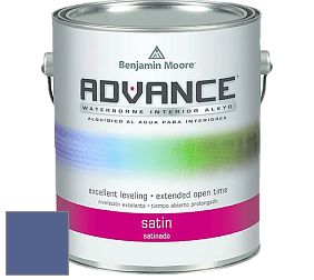 Benjamin Moore 792 Advance Interior Paint-Satin эмаль цвет 1421 Bistro Blue