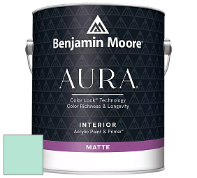 Benjamin Moore Aura 522 Interior Paint - Matte краска цвет 611 Springtime Green