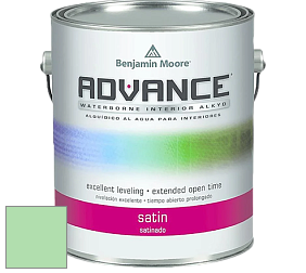 Benjamin Moore 792 Advance Interior Paint-Satin эмаль цвет 2033-50 Bud Green