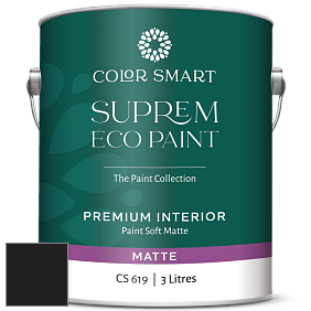 COLOR SMART CS 619 SUPREM ECO PAINT матовая краска цвет RAL 8022 