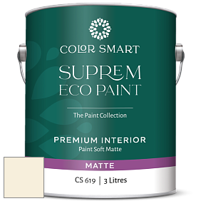 COLOR SMART CS 619 SUPREM ECO PAINT матовая краска цвет 932 Lemon Chiffon