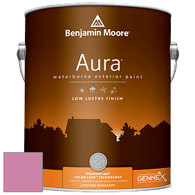 Benjamin Moore Aura 634 Waterborne Exterior Low Lustre Finish краска цвет 2078-40 Paradise Pink