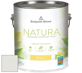 Benjamin Moore 512 Natura Interior Flat Finish матовая краска цвет 2137-70 White Wisp