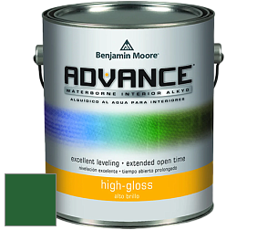 Benjamin Moore 794 Advance Interior Paint-High Gloss глянцевая алкидная эмаль цвет RAL 6002 