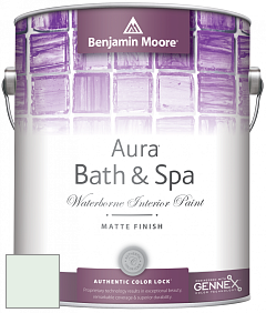 Benjamin Moore Aura 532 Bath & Spa Waterborne Interior Paint Matte Finish краска цвет NCS S 0507-G 