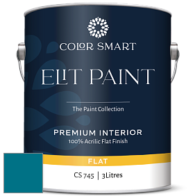 COLOR SMART CS 745 ELIT PAINT глубокоматовая моющаяся краска цвет NCS S 4050-B10G 