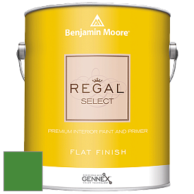 Benjamin Moore 547 Regal Select Waterborne Interior Flat Finish краска цвет 2033-10 Yellow Green