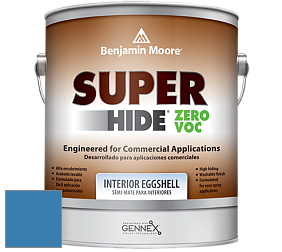 Benjamin Moore 357 Super Hide Zero Voc Interior Eggshell краска цвет 797 Athens Blue