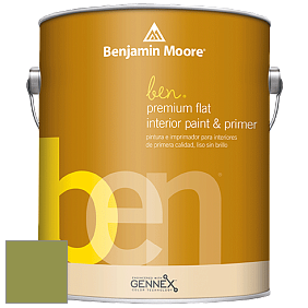 Benjamin Moore Ben W625 Premium Interior Latex Flat краска цвет NCS S 3050-G50Y 
