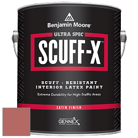 Benjamin Moore 486 Ultra Spec SCUFF-X Interior Satin Finish краска цвет 2089-30 Pink Mix