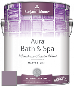 Benjamin Moore Aura 532 Bath & Spa Waterborne Interior Paint Matte Finish краска цвет NCS S 4020-R40B 