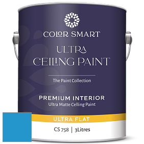 COLOR SMART CS 758 ULTRA CEILING PAINT ультраматовая краска цвет NCS S 1560-R90B 