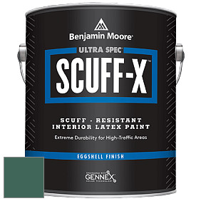 Benjamin Moore 485 Ultra Spec SCUFF-X Interior Eggshell Finish краска цвет 651 Brazilian Rainforest