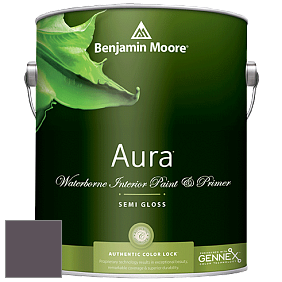 Benjamin Moore Aura 528 Waterborne Interior Semi-gloss Finish краска цвет AF-645 