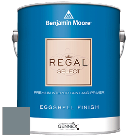 Benjamin Moore 549 Regal Select Waterborne Interior Eggshell Finish краска цвет 2131-40 Smokestack Gray
