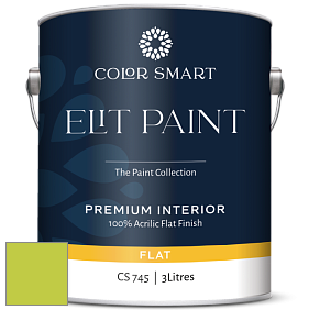 COLOR SMART CS 745 ELIT PAINT глубокоматовая моющаяся краска цвет NCS S 0565-G50Y 