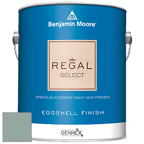 Benjamin Moore 549 Regal Select Waterborne Interior Eggshell Finish краска цвет 704 Del Mar Blue