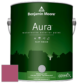 Benjamin Moore Aura 629 Waterborne Exterior Flat Finish краска цвет 1349 Pink Corsage