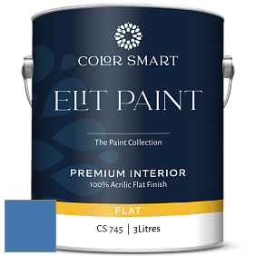 COLOR SMART CS 745 ELIT PAINT глубокоматовая моющаяся краска цвет NCS S 3050-R80B 