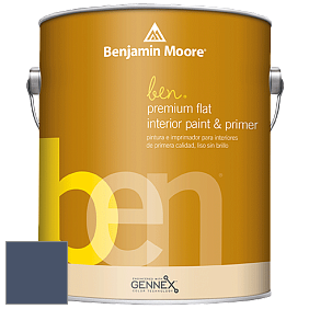 Benjamin Moore Ben W625 Premium Interior Latex Flat краска цвет 826 Stunning