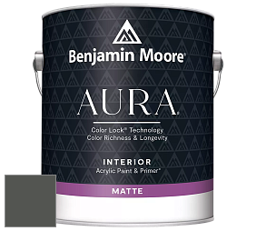 Benjamin Moore Aura 522 Interior Paint - Matte краска цвет 1582 Deep River