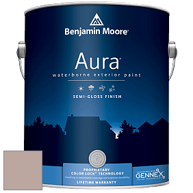 Benjamin Moore Aura 632 Waterborne Exterior Semi-Gloss Finish краска цвет 2098-50 Flax