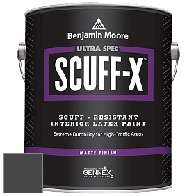 Benjamin Moore 484 Ultra Spec SCUFF-X Interior Matte Finish краска цвет NCS S 8500-N 
