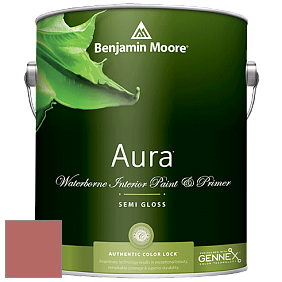 Benjamin Moore Aura 528 Waterborne Interior Semi-gloss Finish краска цвет 2089-30 Pink Mix