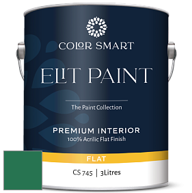 COLOR SMART CS 745 ELIT PAINT глубокоматовая моющаяся краска цвет NCS S 4050-G 