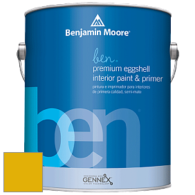 Benjamin Moore Ben W626 Premium Interior Latex Eggshell краска цвет RAL 1004 