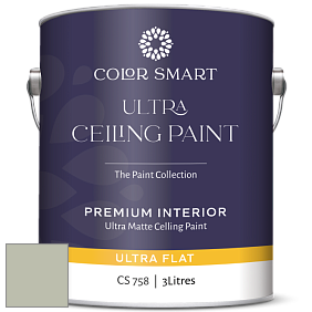 COLOR SMART CS 758 ULTRA CEILING PAINT ультраматовая краска цвет 472 Aganthus Green