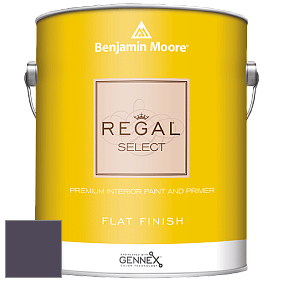 Benjamin Moore 547 Regal Select Waterborne Interior Flat Finish краска цвет 2070-20 Plum Royale
