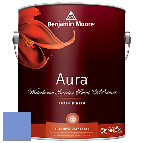 Benjamin Moore Aura 526 Waterborne Interior Satin Finish покрытие цвет NCS S 1555-R70B 