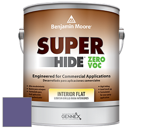 Benjamin Moore 355 Super Hide Zero Voc Interior Flat краска цвет 1400 Your Majesty