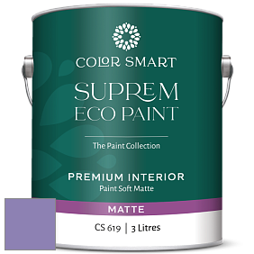 COLOR SMART CS 619 SUPREM ECO PAINT матовая краска цвет 1398 Charmed Violet
