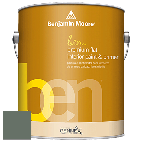 Benjamin Moore Ben W625 Premium Interior Latex Flat краска цвет 700 Enchanted Forest