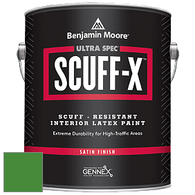 Benjamin Moore 486 Ultra Spec SCUFF-X Interior Satin Finish краска цвет 2033-10 Yellow Green