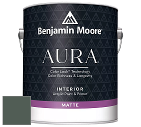 Benjamin Moore Aura 522 Interior Paint - Matte краска цвет 707 Calico Blue