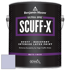 Benjamin Moore 484 Ultra Spec SCUFF-X Interior Matte Finish краска цвет 1403 French Lilac