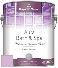 Benjamin Moore Aura 532 Bath & Spa Waterborne Interior Paint Matte Finish краска цвет NCS S 1030-R40B 
