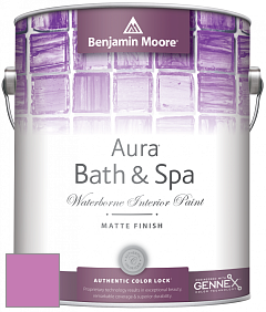 Benjamin Moore Aura 532 Bath & Spa Waterborne Interior Paint Matte Finish краска цвет 2076-40 Raspberry Mousse
