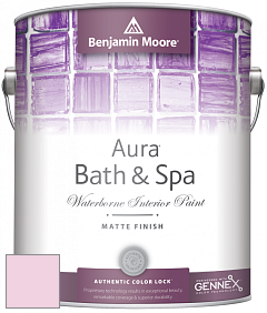 Benjamin Moore Aura 532 Bath & Spa Waterborne Interior Paint Matte Finish краска цвет NCS S 0520-R30B 